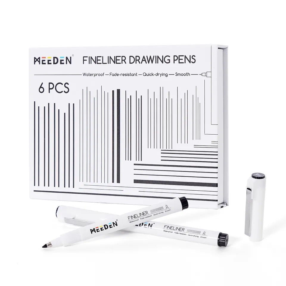 meeden-markers-set-6-feutres-fineliner-noirs image 1