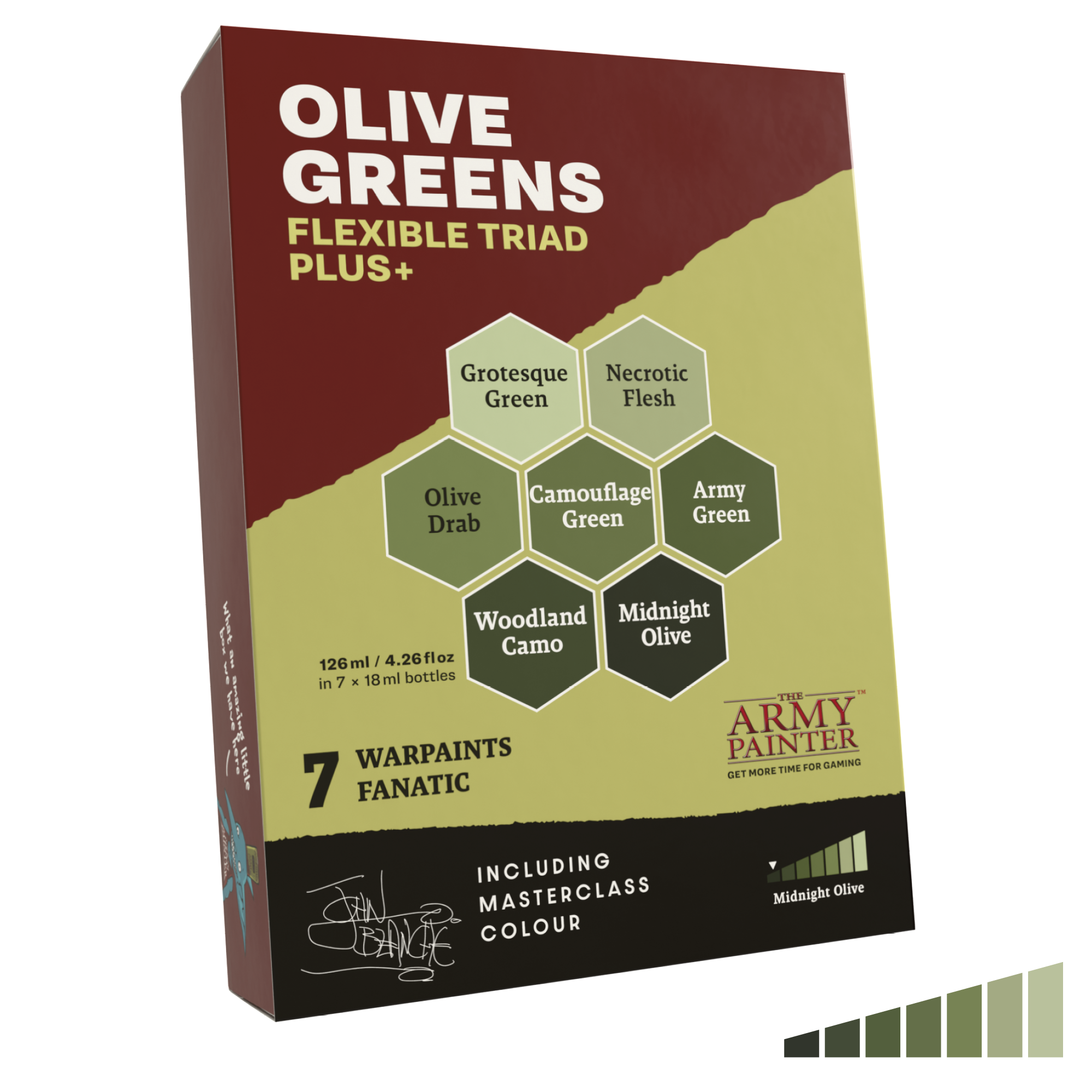the-army-painter-fanatic-olive-greens-triad-set-peinture-vert image 1