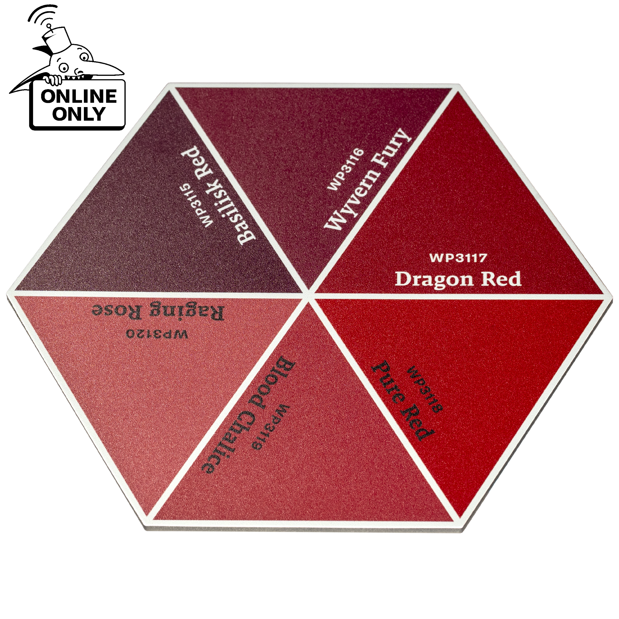the-army-painter-hex-cutting-mat-cool-reds-tapis-d-coupe image 1