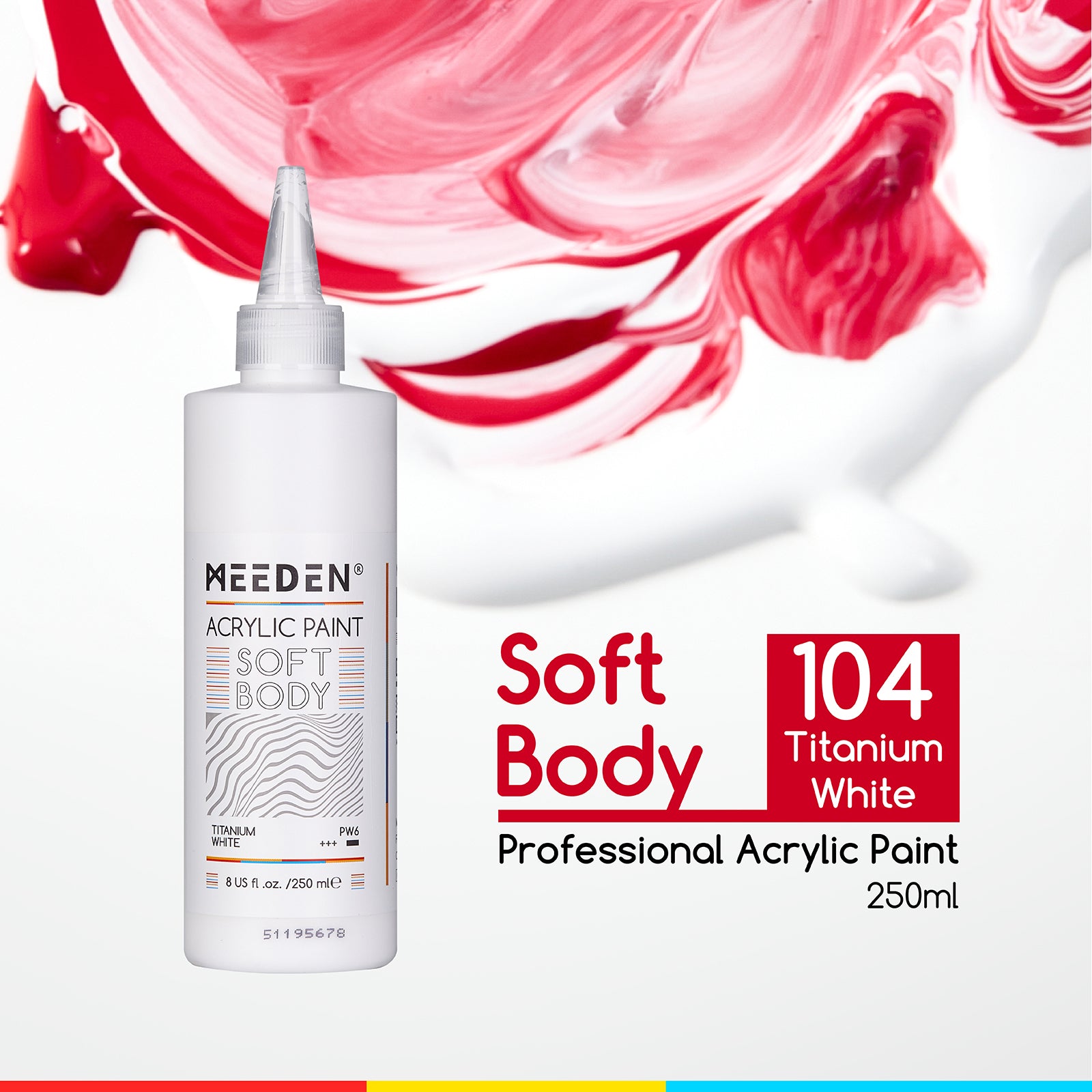 meeden-acrylic-peinture-acrylique-blanc-titane-250ml image 7