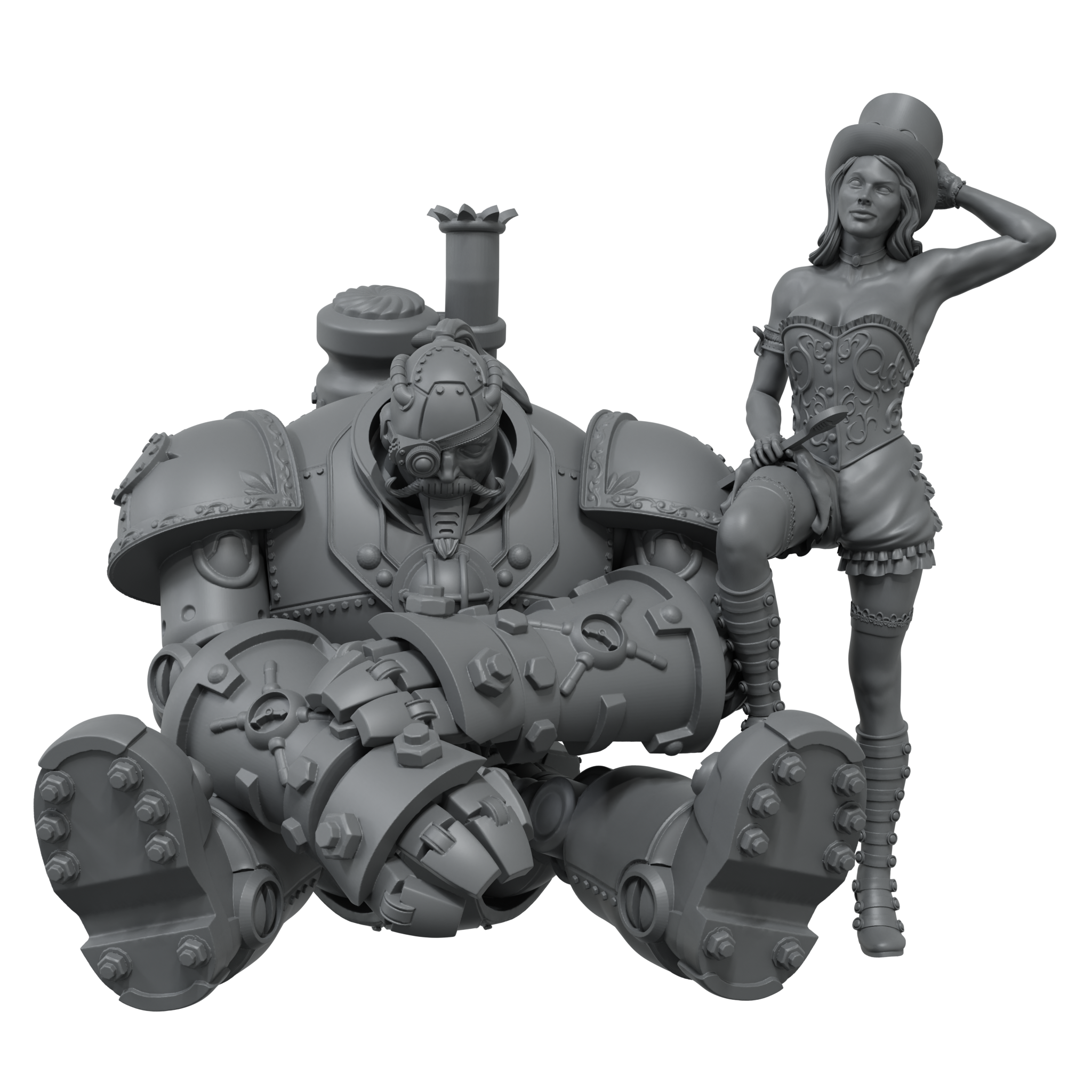 scale75-steam-wars-liz-coppercotton-figurine-75-mm-r-sine image 3