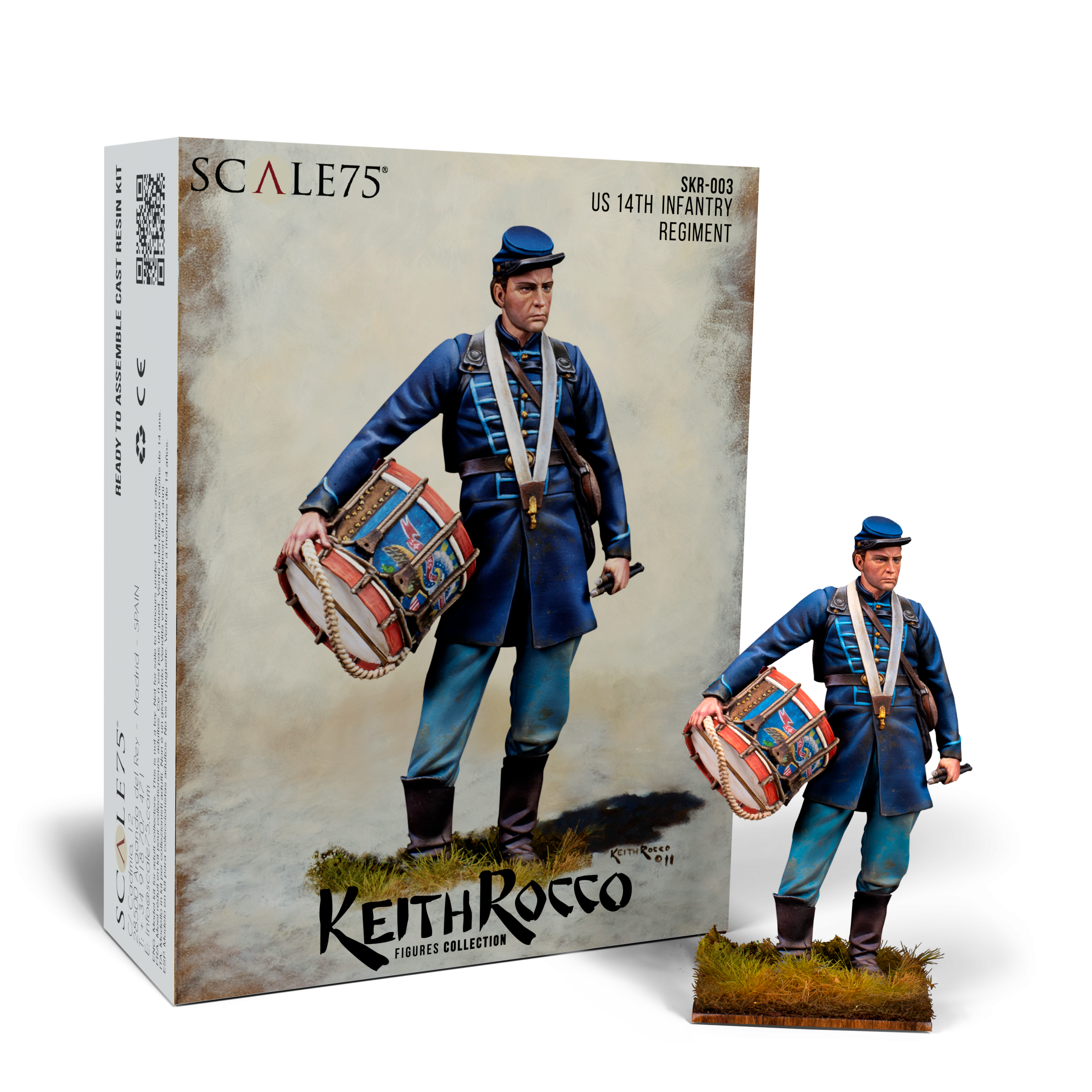 scale75-models-us-14th-infantry-regiment-figurine-75mm-non-peinte-r-sine image 1