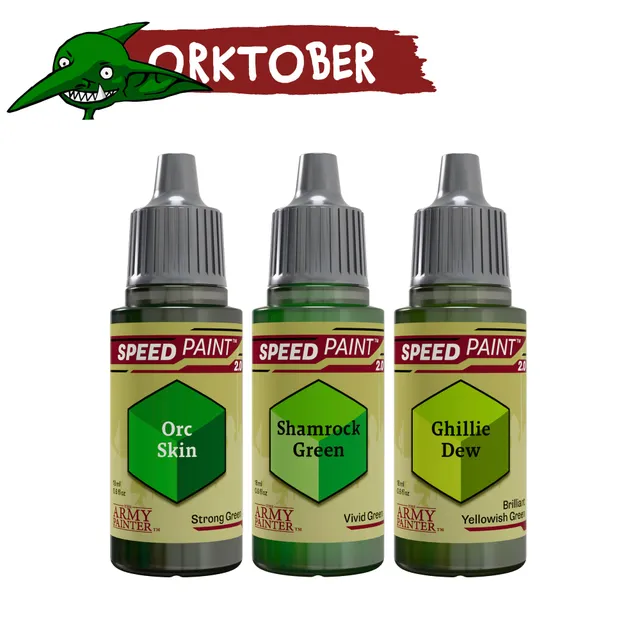 the-army-painter-speedpaint-vibrant-ork-skin-peinture-18ml-peau image 1