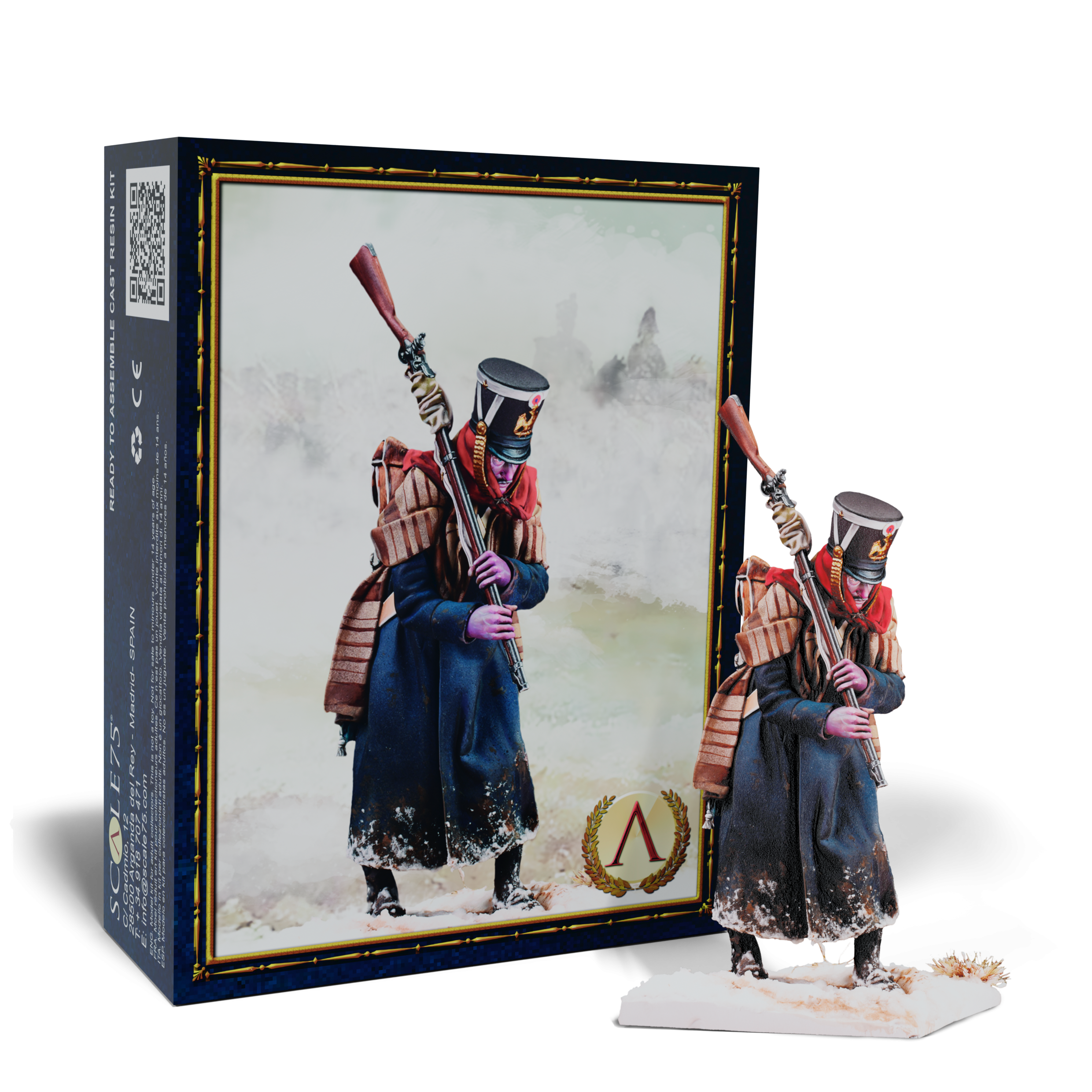 scale75-napoleonic-wars-berezina-1812-figurine-75mm-non-peinte-r-sine image 1
