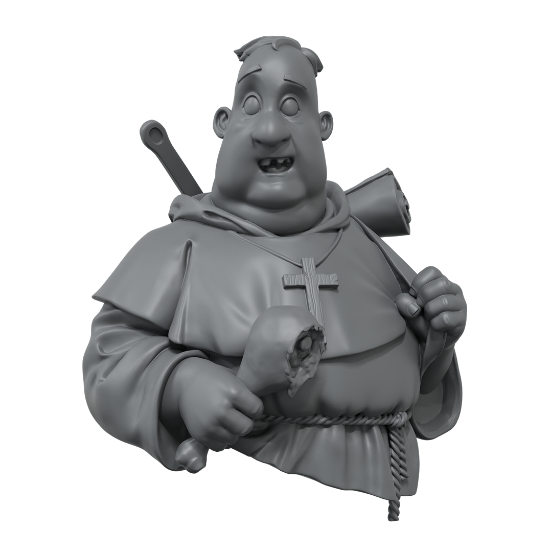scale75-characters-friar-figurine-moine-m-di-val-non-peinte image 2