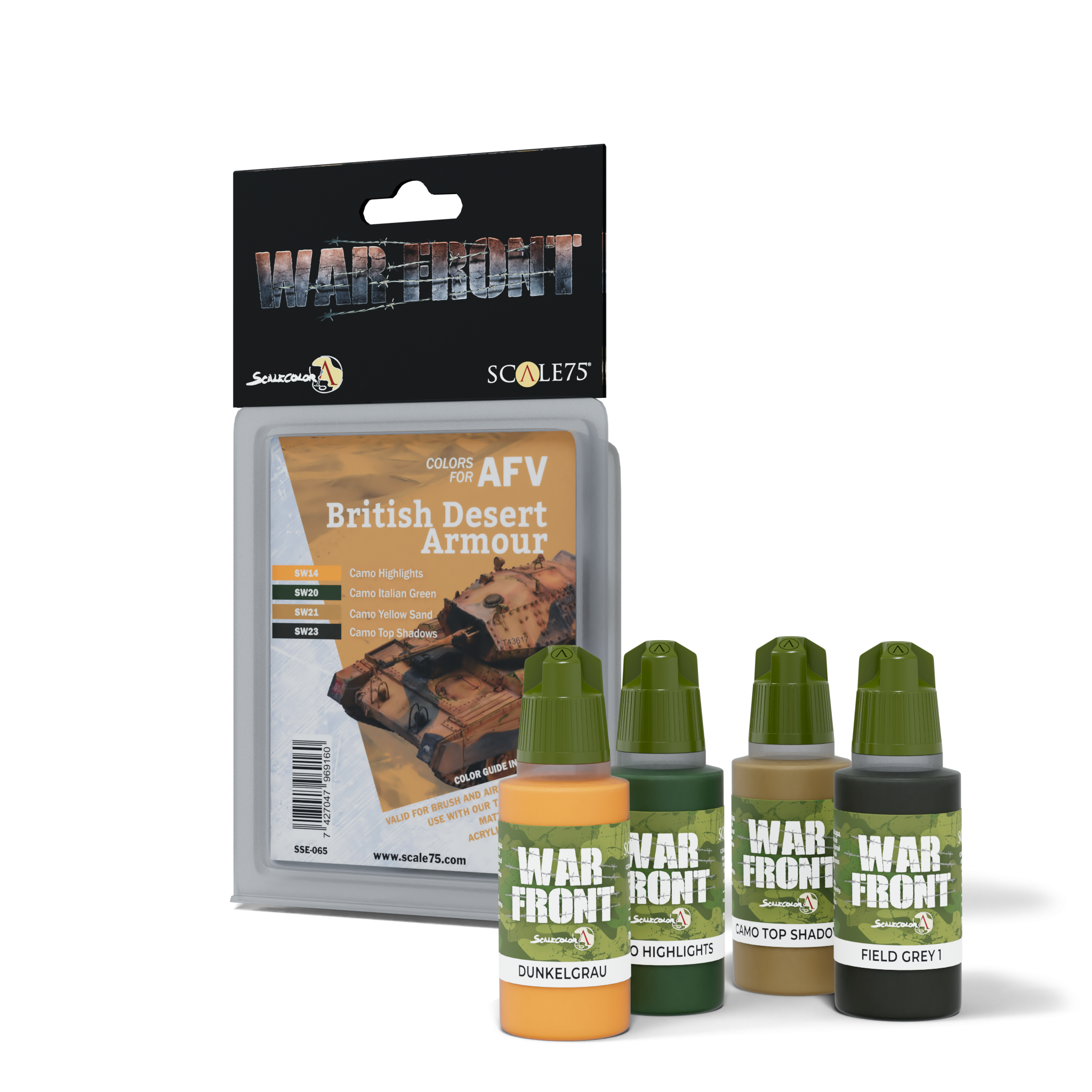 scale75-warfront-british-desert-armour-set-peinture-camouflage-d-sert-4-pots image 1