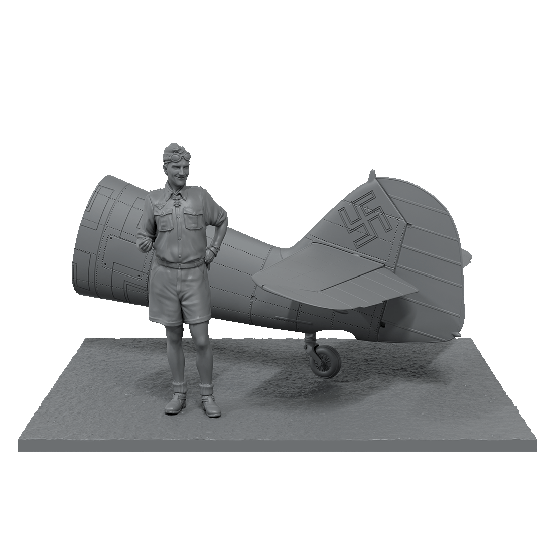 scale75-models-marseille-ace-of-bf109-figurine-1-32-non-peinte image 2