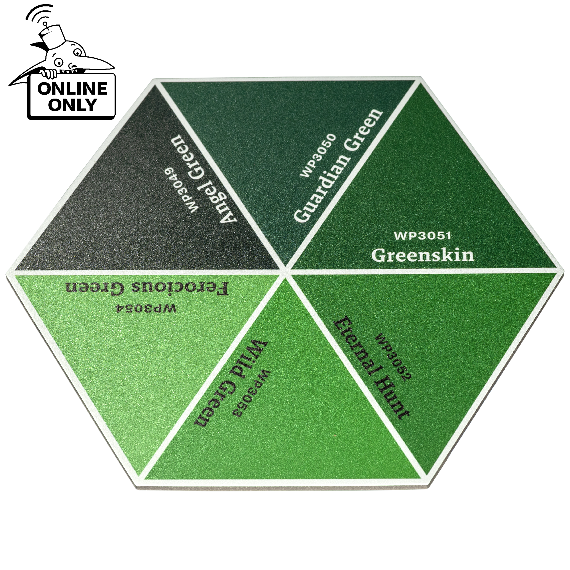 the-army-painter-tapis-de-d-coupe-hex-cutting-mat-deep-greens image 1