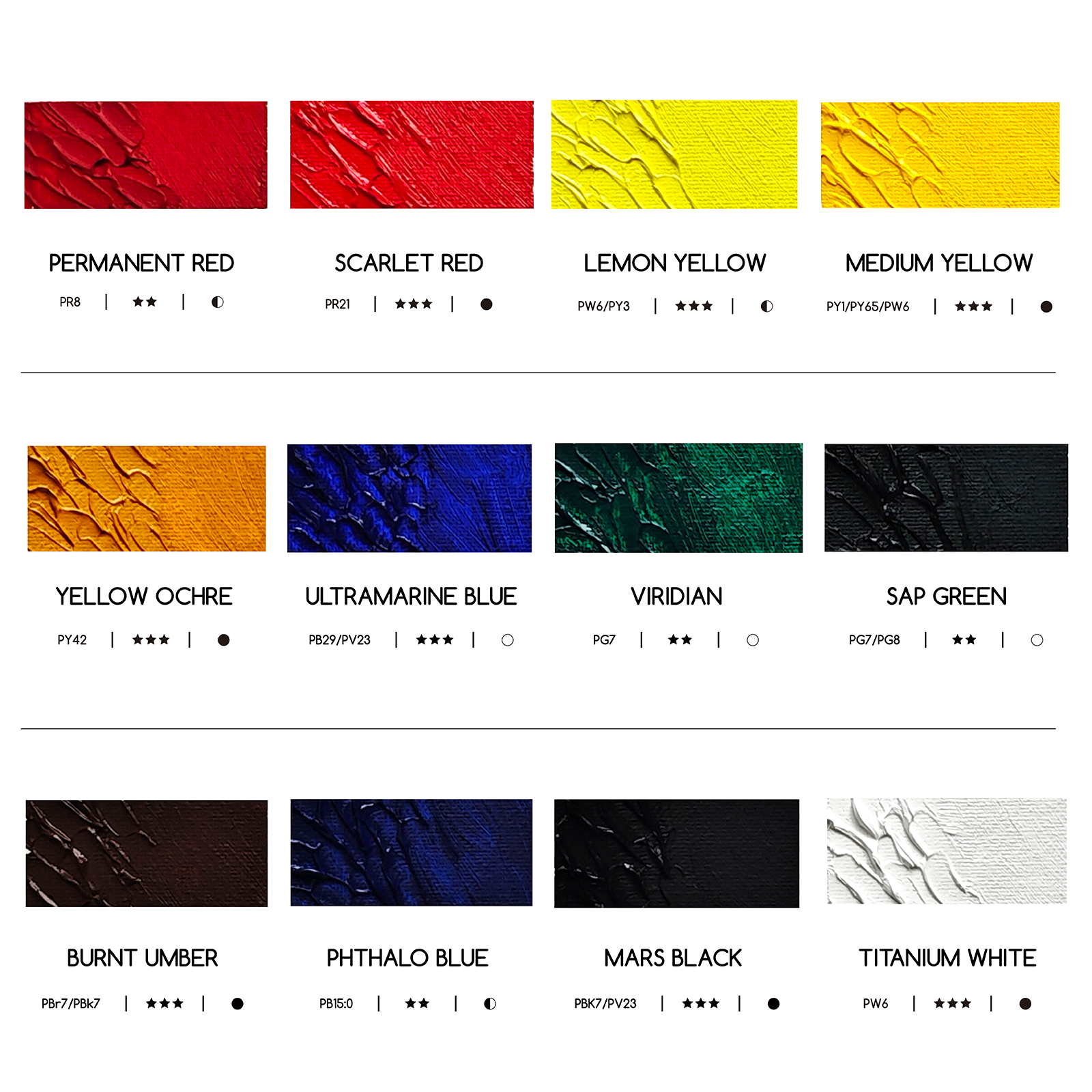 meeden-oil-paint-peinture-l-huile-12-tubes-60-ml image 2