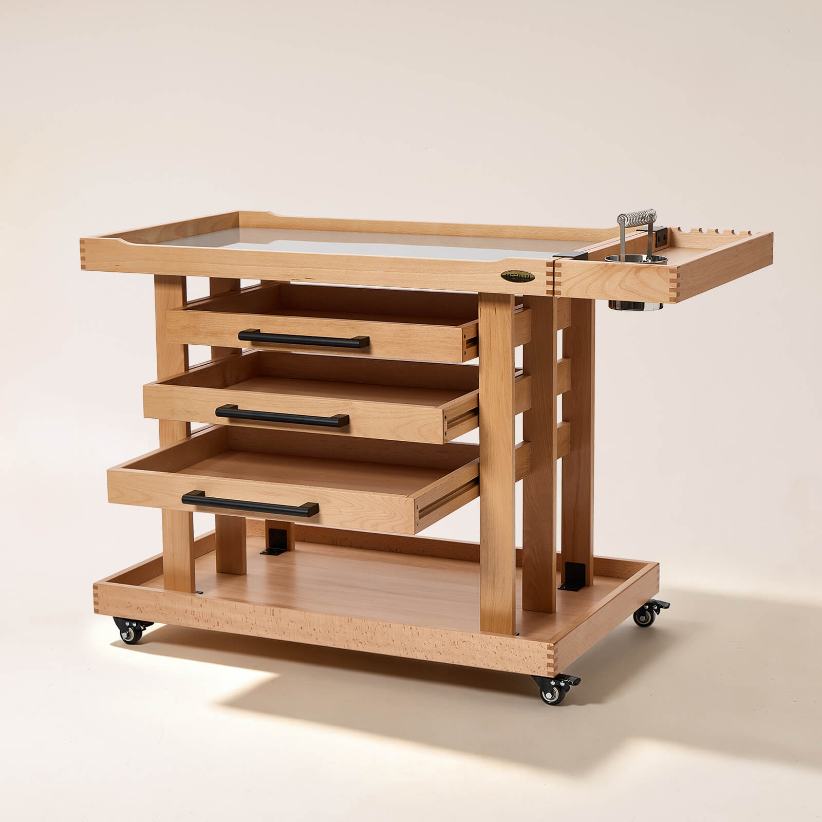 meeden-art-carts-w13h-desserte-atelier-bois-naturel-5-niveaux image 1
