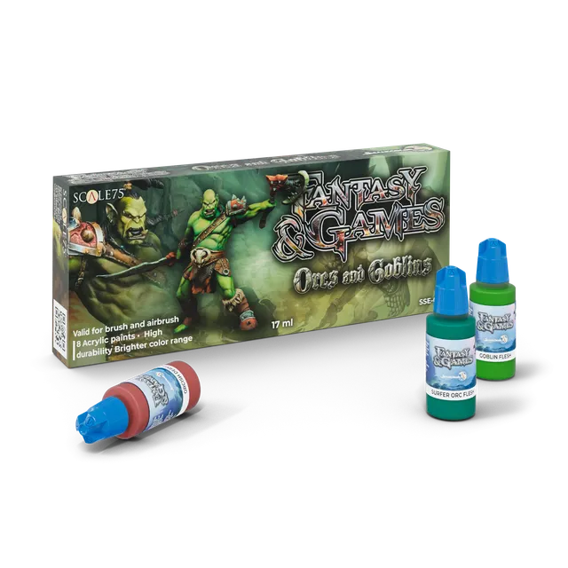 scale75-fantasy-orcs-and-goblins-set-peinture-vert-wargame image 1