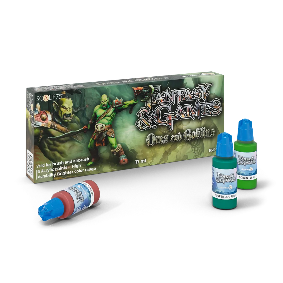 scale75-fantasy-orcs-and-goblins-set-peinture-vert-wargame image 1