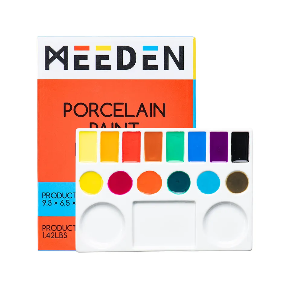 meeden-palettes-rectangle-palette-c-ramique-blanche-16-puits image 1