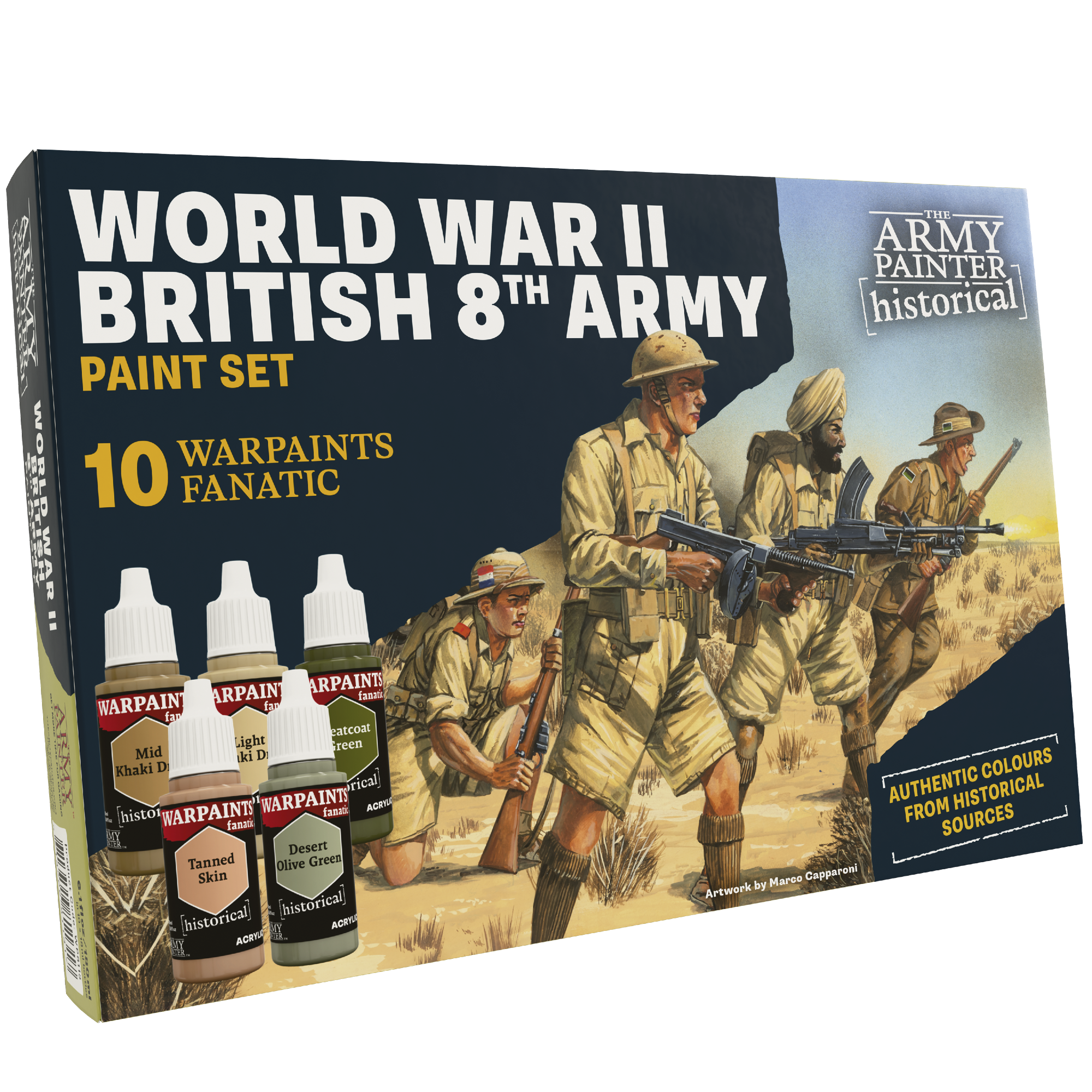 the-army-painter-historical-wwii-british-8th-army-combo-10-peintures image 1