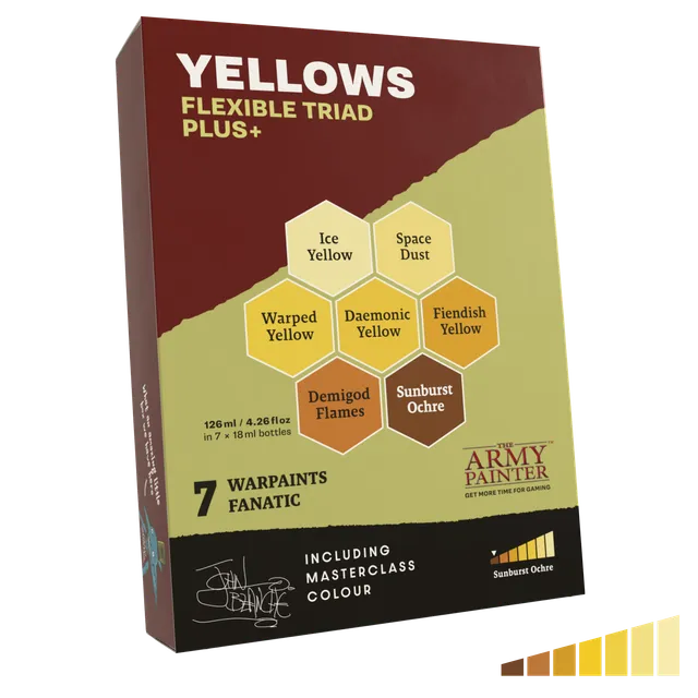 the-army-painter-warpaints-fanatic-yellows-triad-set-7-peintures image 1