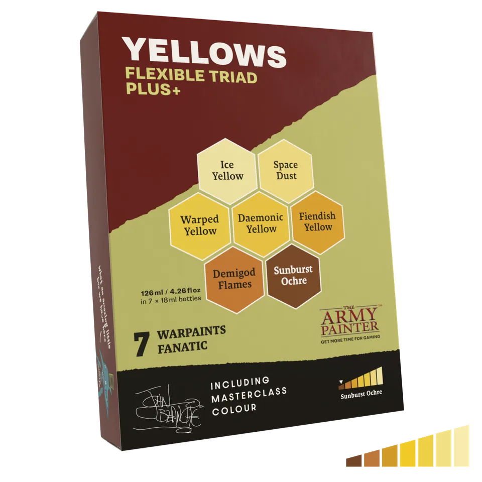 the-army-painter-warpaints-fanatic-yellows-triad-set-7-peintures image 1