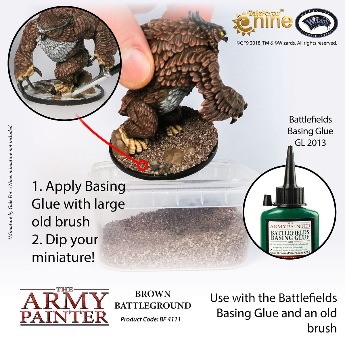 the-army-painter-brown-battleground-sable-socle-figurine-150-ml image 3