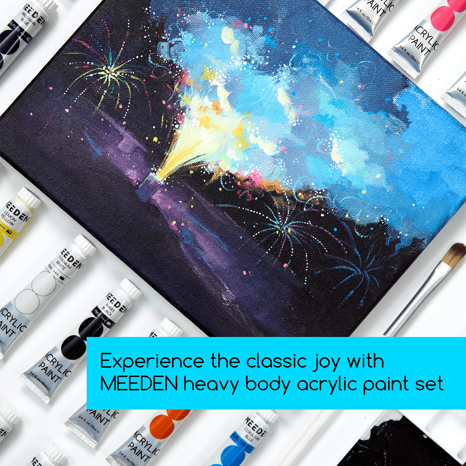 meeden-acrylic-paint-peinture-acrylique-24-tubes-12-ml-multicolore image 6