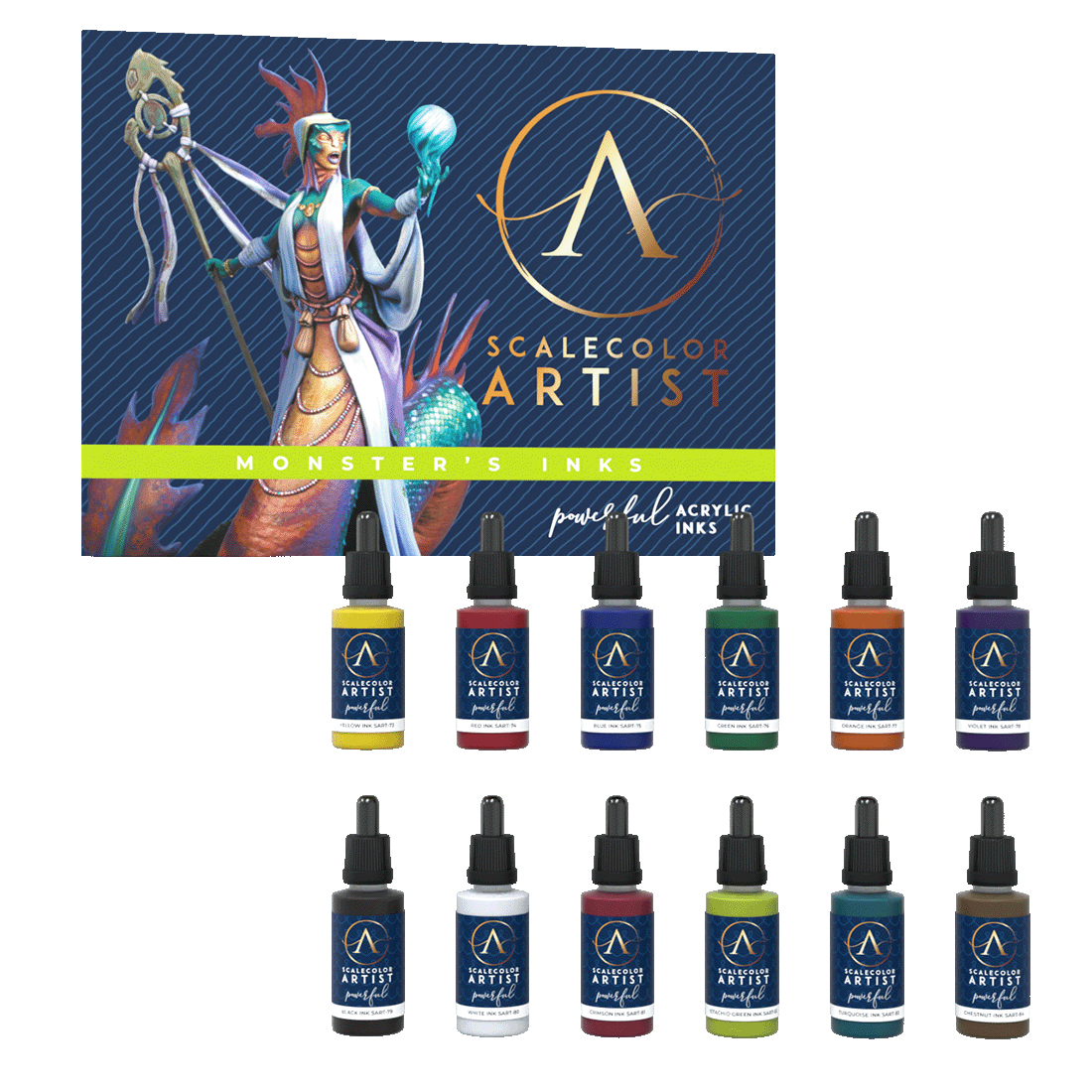scale75-inktensity-monster-ink-encre-acrylique-verte-17ml image 2