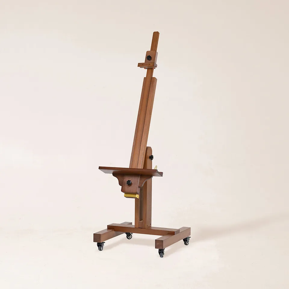 meeden-floor-easels-chevalet-r-glable-dhj-11-noyer image 1