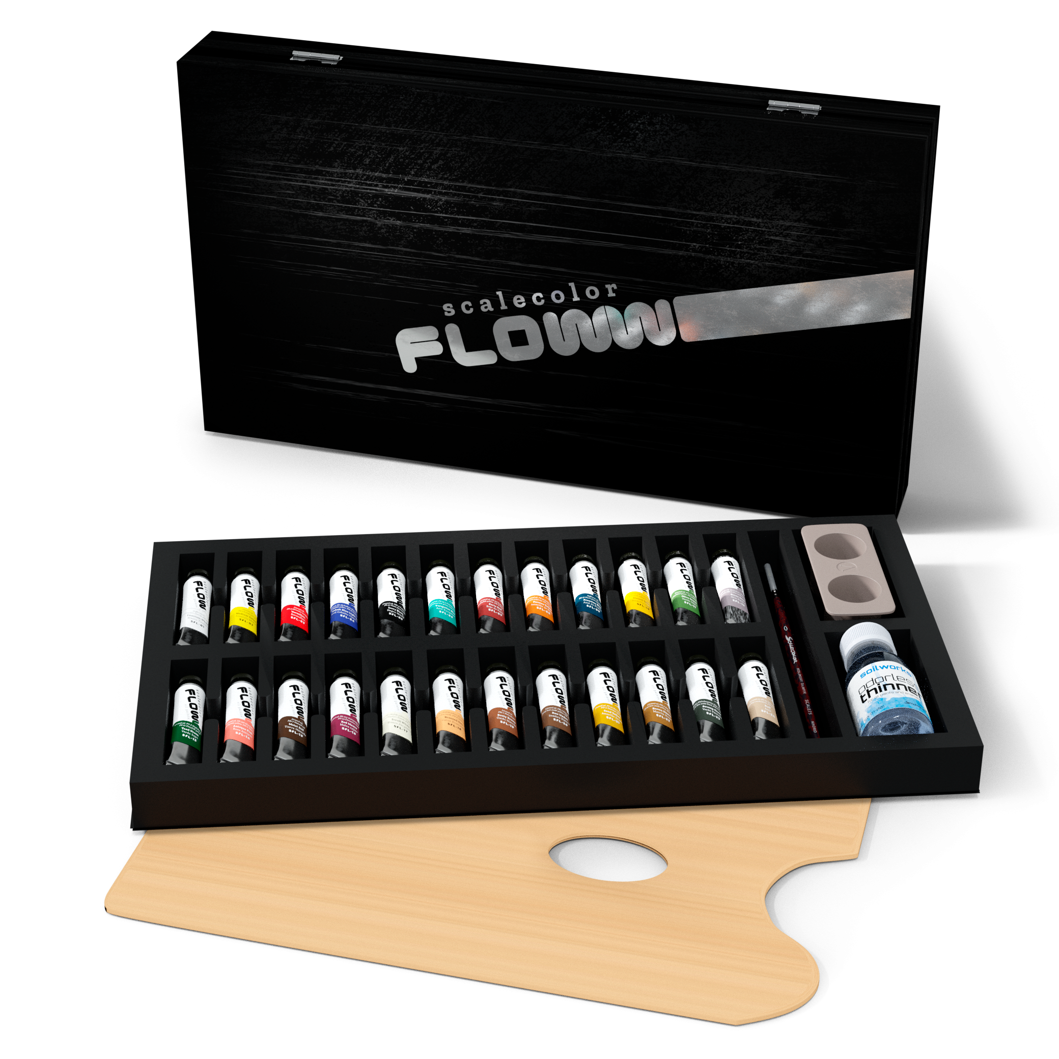 scale75-dr-flows-coffret-peinture-huile-mate-pour-maquette image 1