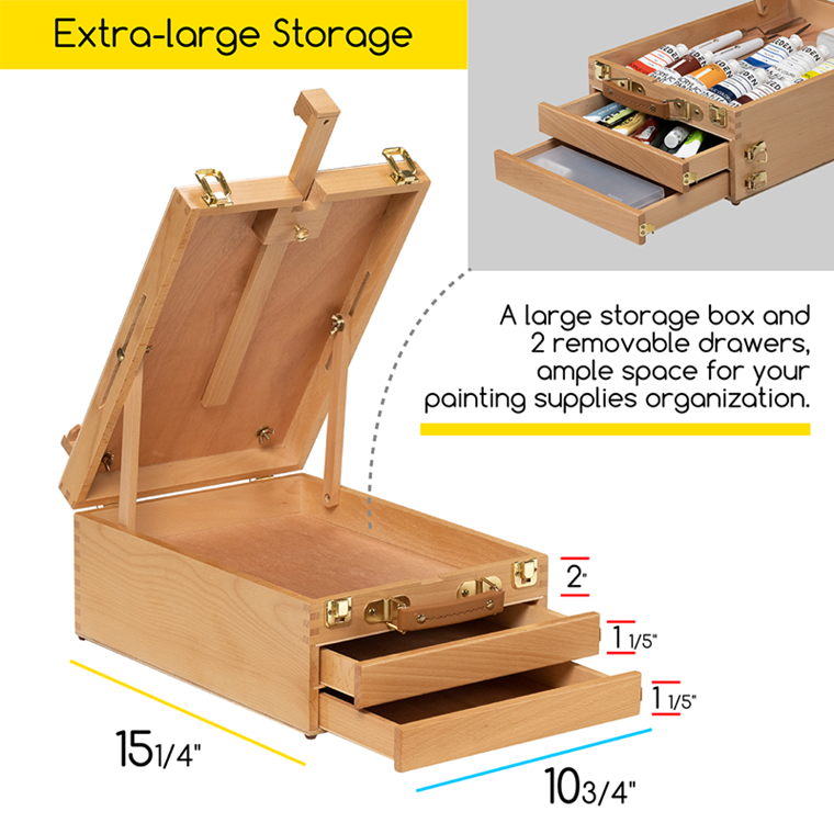 meeden-hbx-30-chevalet-de-table-coffret-bois image 6