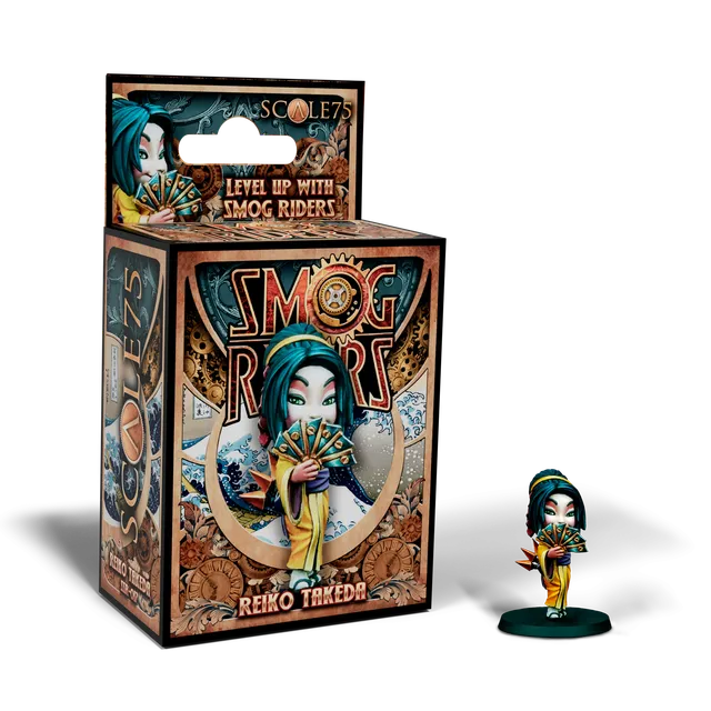 scale75-the-smog-riders-reiko-takeda-figurine-chibi-35mm-non-peinte image 1