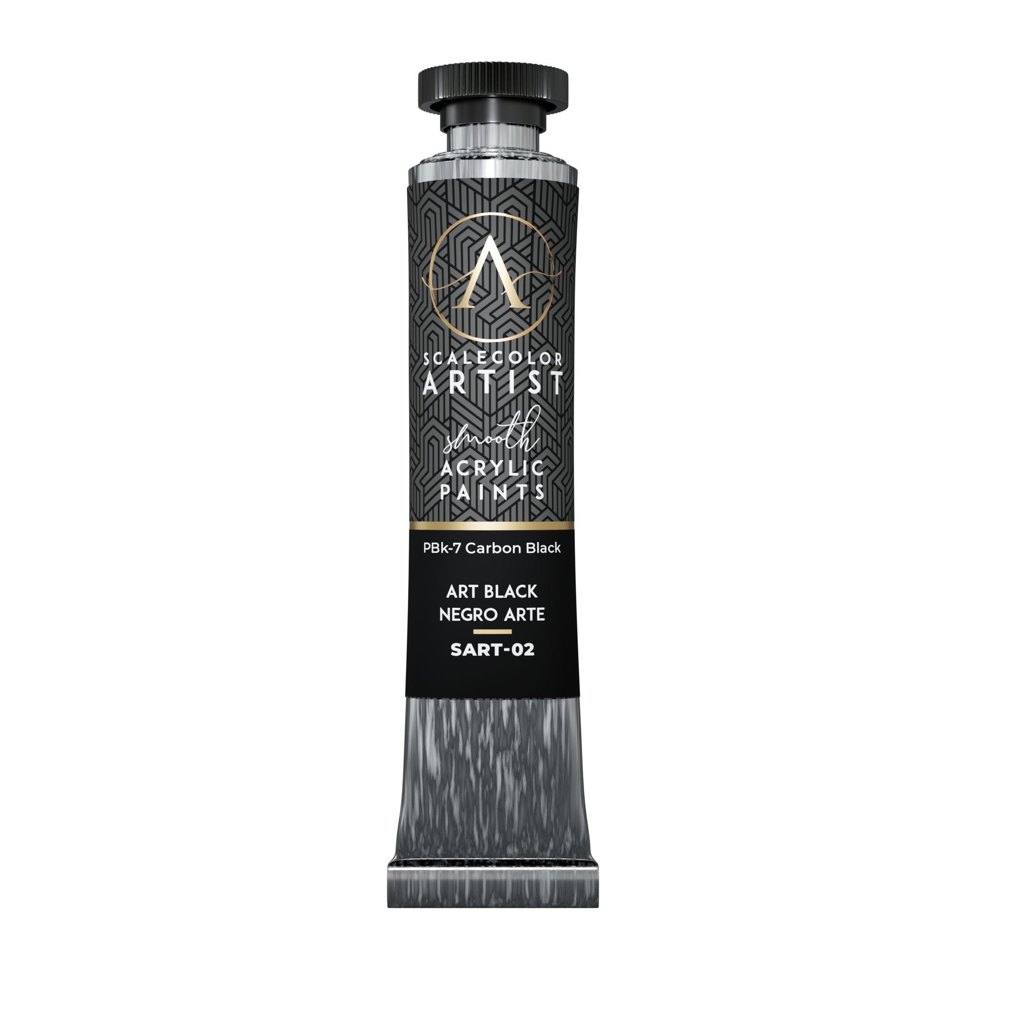 scale75-scalecolor-artist-art-black-peinture-acrylique-20ml-noir image 1
