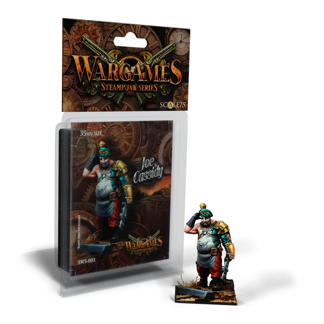 scale75-wargames-steampunk-joe-cassidy-figurine-35mm-m-tal image 1
