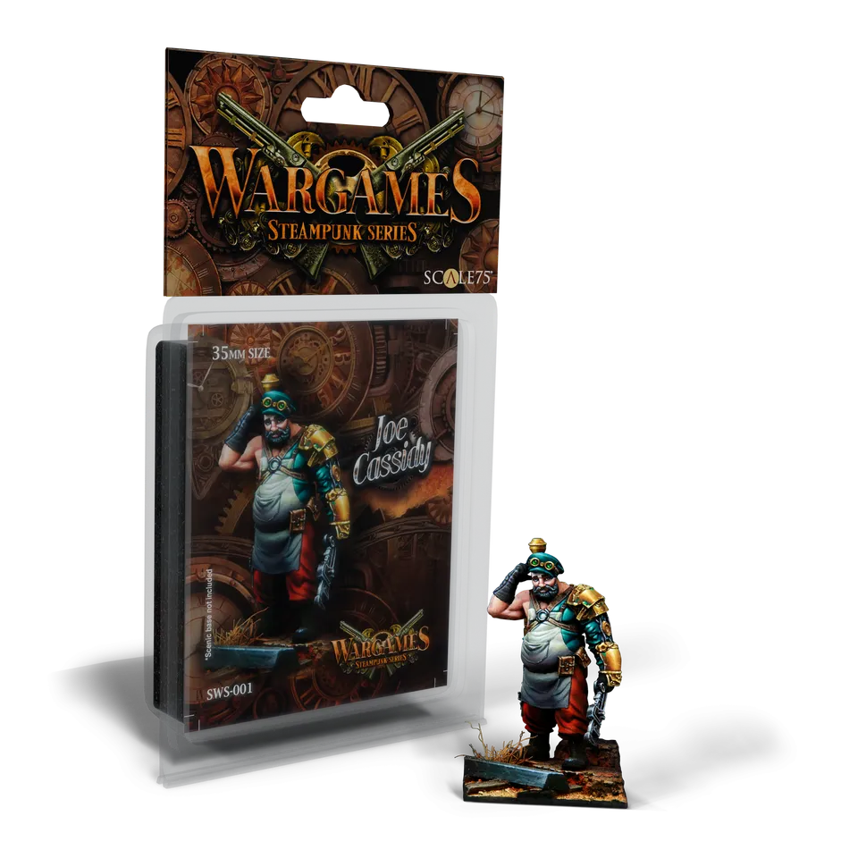 scale75-wargames-steampunk-joe-cassidy-figurine-35mm-m-tal image 1
