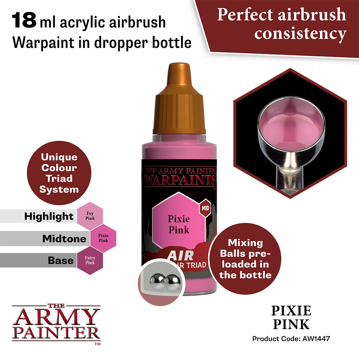 the-army-painter-warpaints-air-pixie-pink-peinture-a-rographe-rose image 2