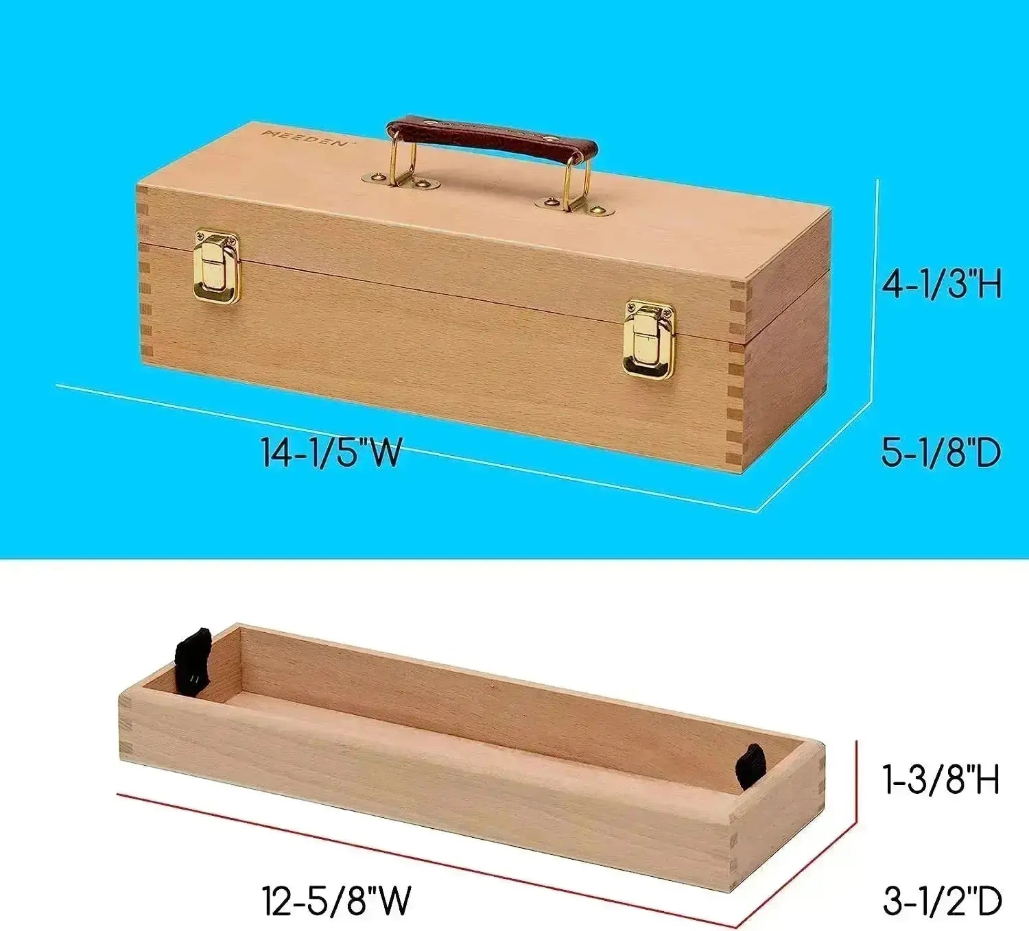 meeden-hbx-13-bo-te-rangement-bois-2-niveaux image 2