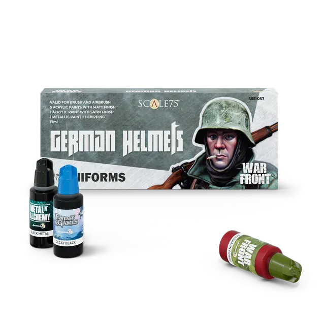 scale75-models-german-helmets-set-8-peintures-usure image 1