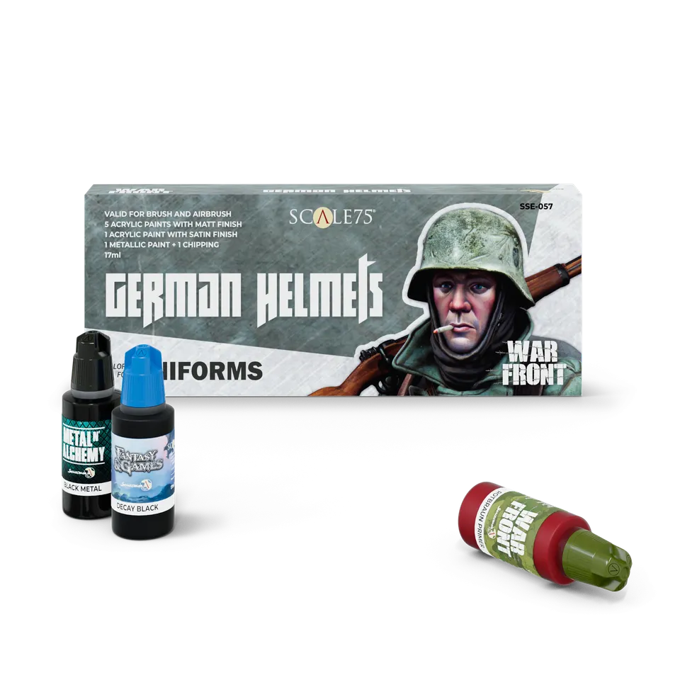 scale75-models-german-helmets-set-8-peintures-usure image 1