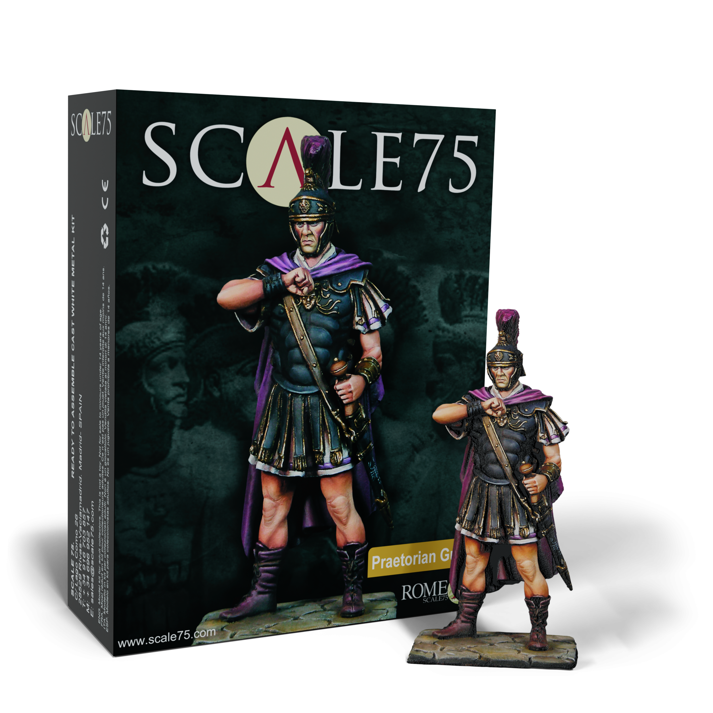 scale75-rome-praetorian-guard-figurine-75mm-non-peinte image 1
