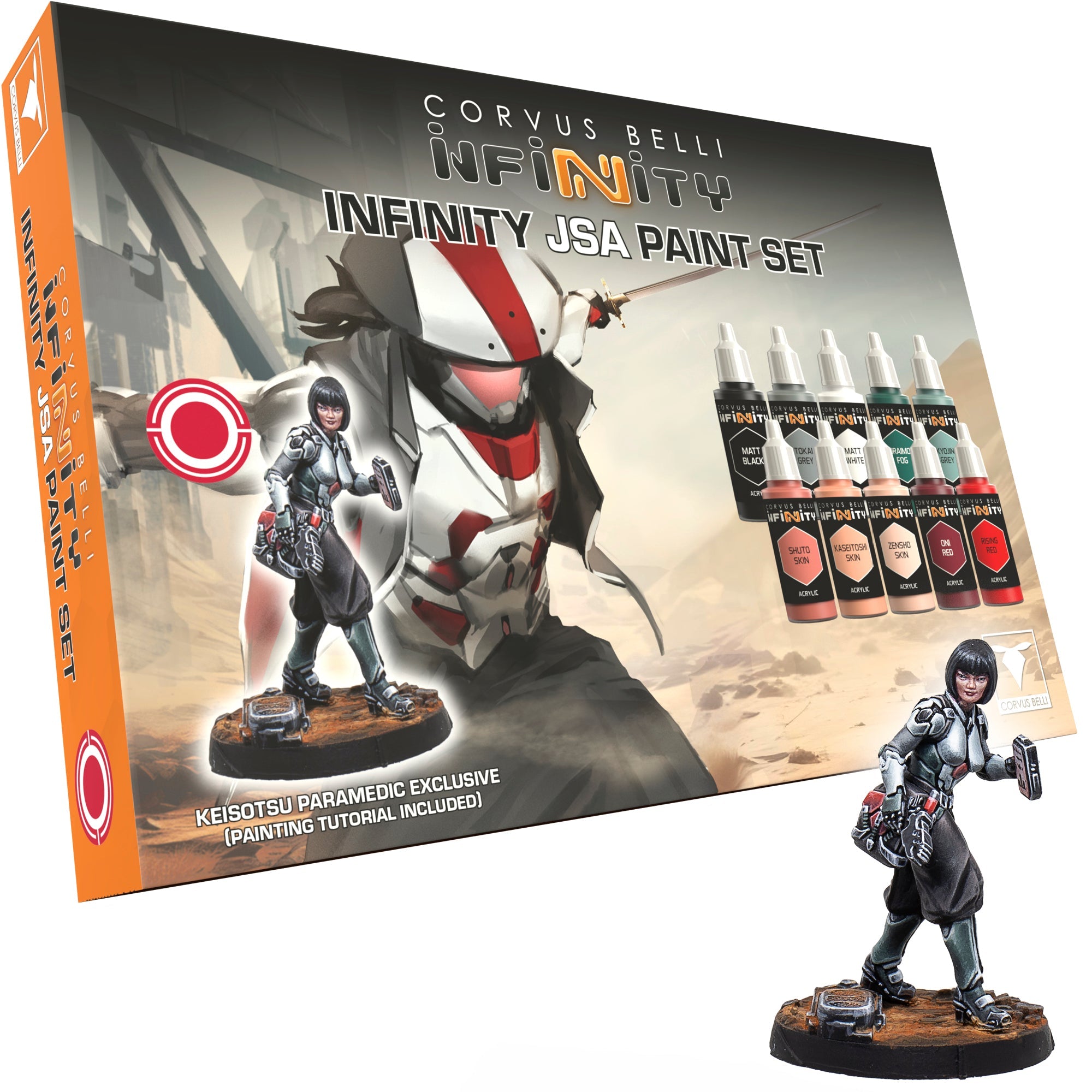 the-army-painter-infinity-jsa-paint-set-10-peintures-figurine image 1