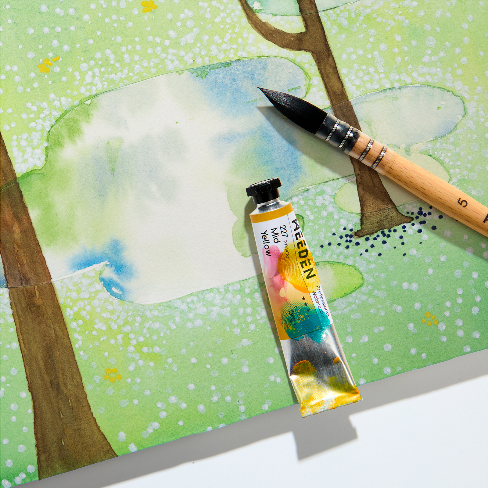 meeden-watercolor-aquarelle-tube-40-x-15-ml-professionnelle image 6