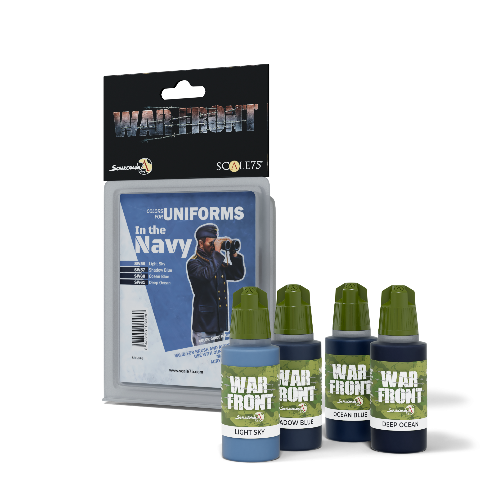 scale75-warfront-in-the-navy-set-peinture-acrylique-bleu-marine-4-couleurs image 1
