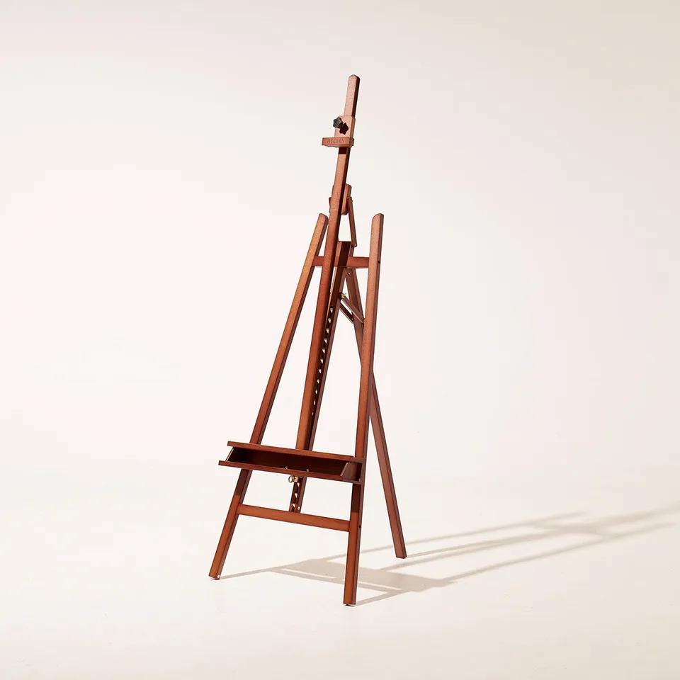 meeden-floor-easels-w09b-chevalet-atelier-noyer-122-cm image 1