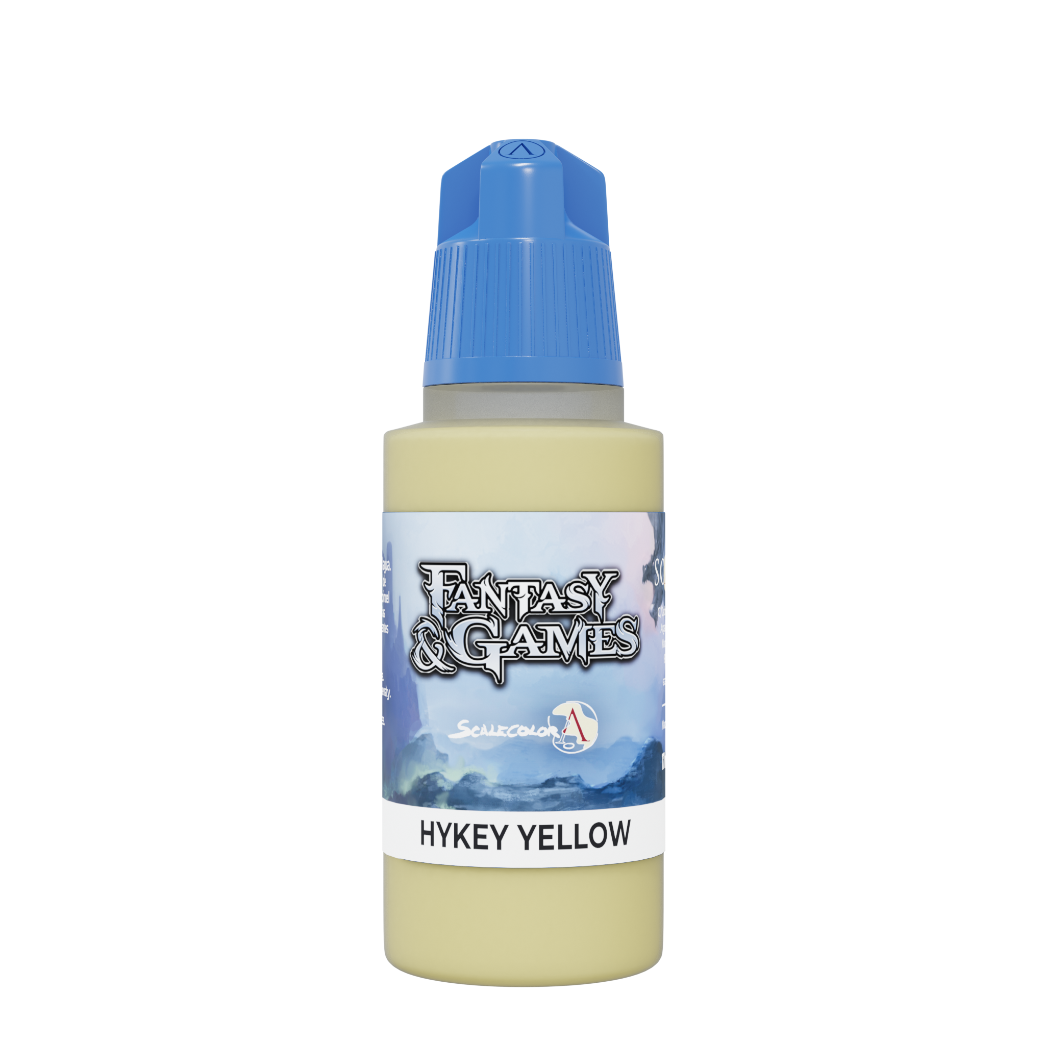 scale75-scalecolor-hykey-yellow-peinture-acrylique-17-ml-jaune image 1