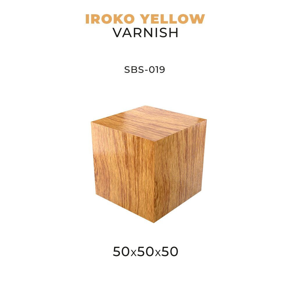 scale75-accessories-socle-bois-50x50-vernis-jaune image 1