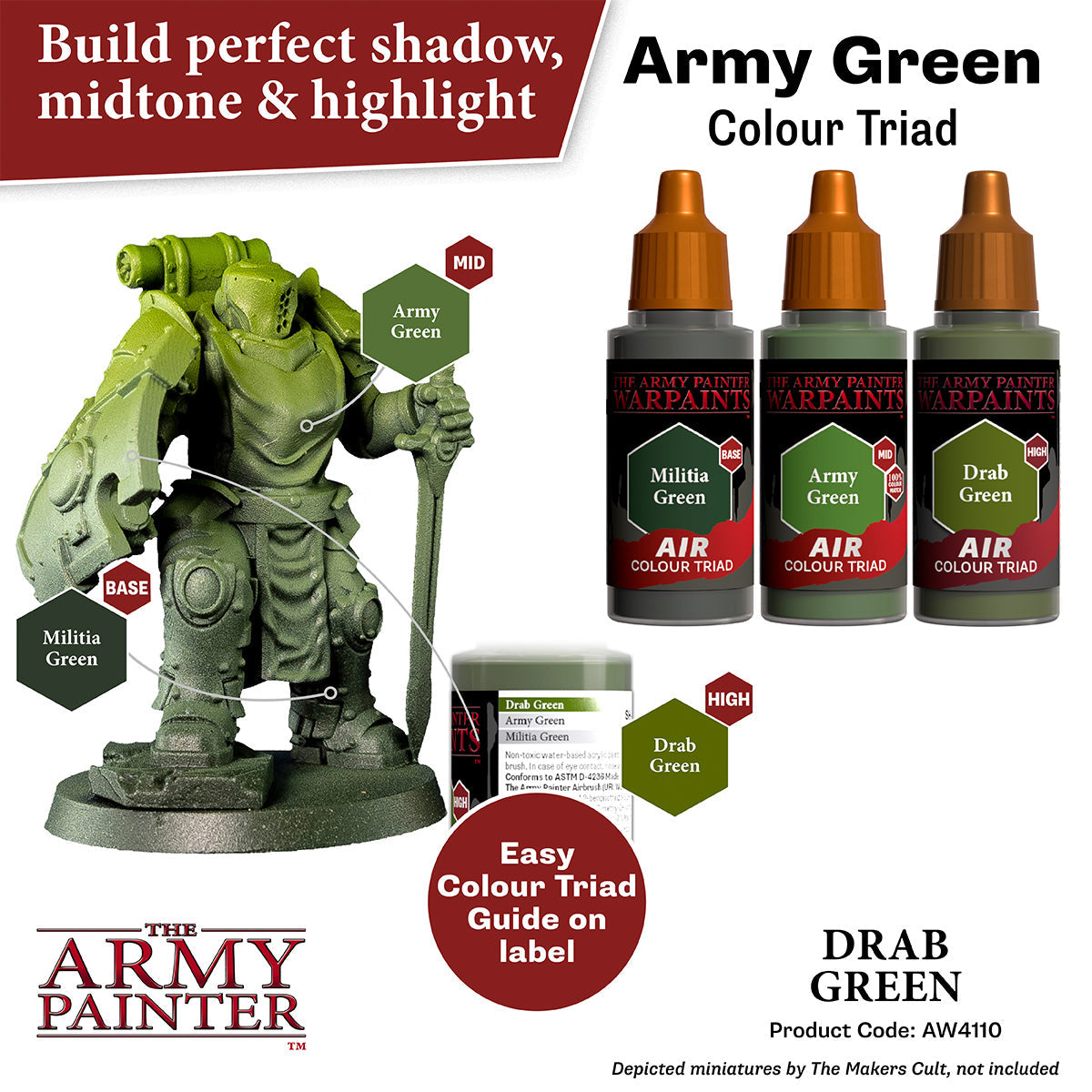 the-army-painter-warpaints-air-drab-green-peinture-a-rographe-18-ml-vert image 3