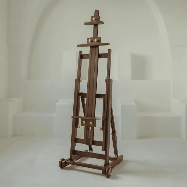meeden-floor-easels-chevalet-bois-w14-pro-cadre-h-roulettes image 1