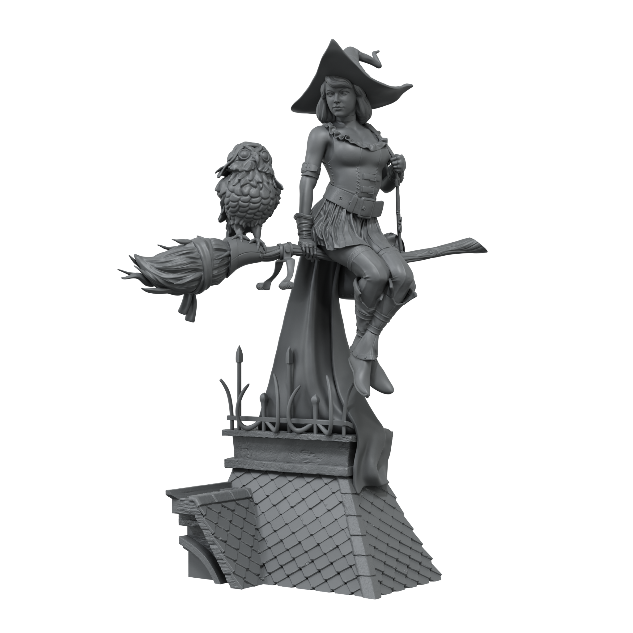 scale75-characters-heather-crowley-figurine-75mm-non-peinte-sorci-re image 2