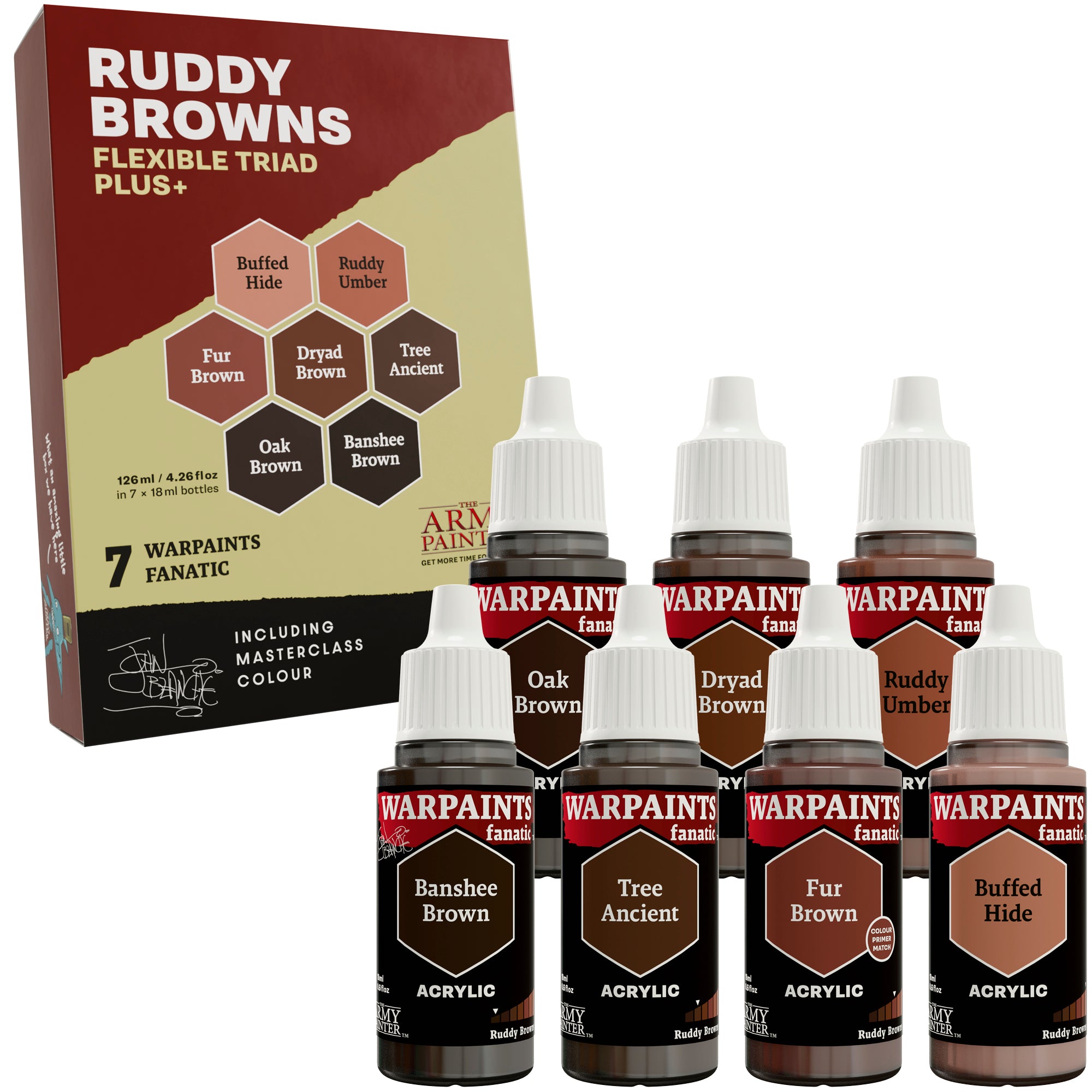 the-army-painter-flexible-triad-plus-ruddy-browns-7-peintures image 2