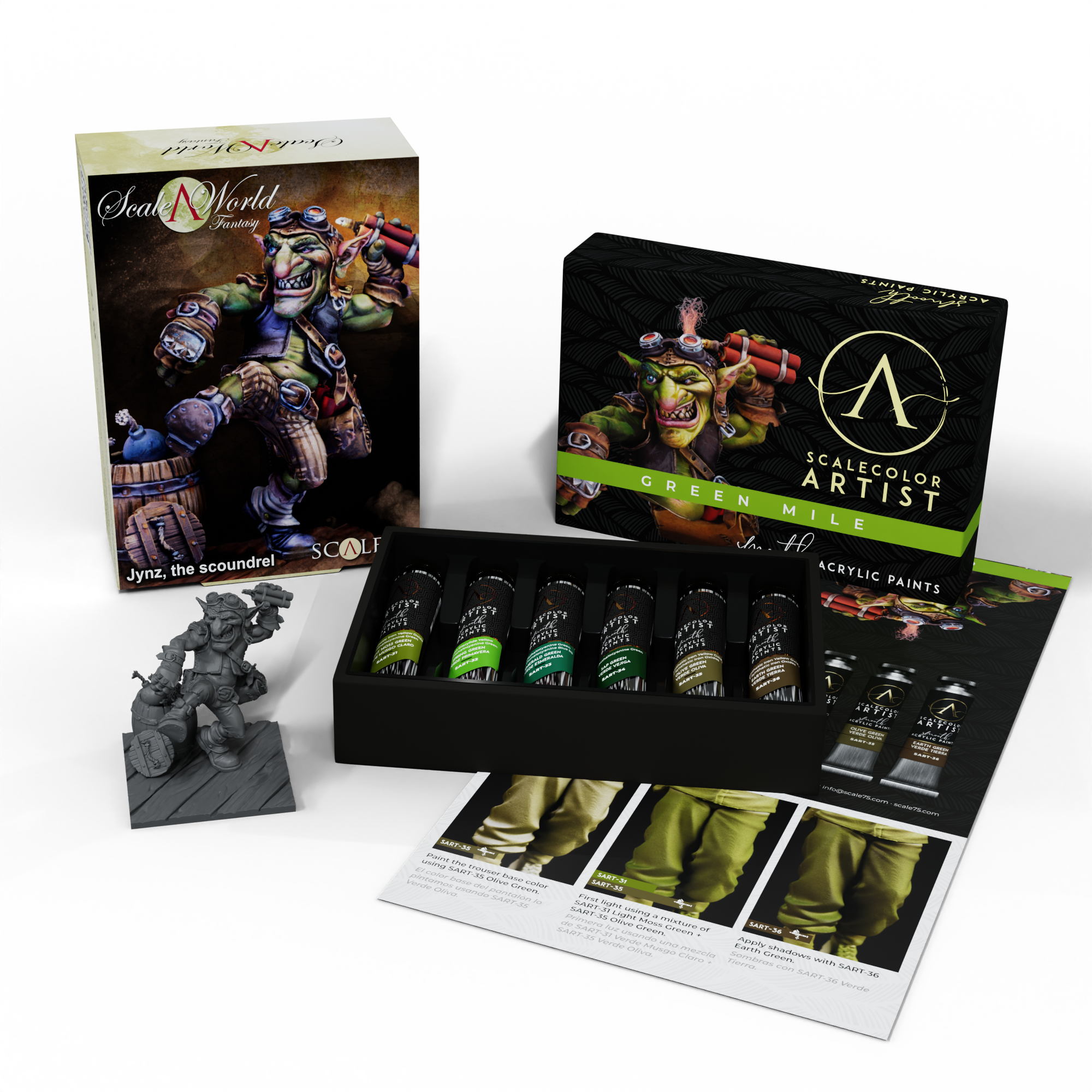 scale75-pack-green-mile-jynz-scoundrel-kit-peinture image 1