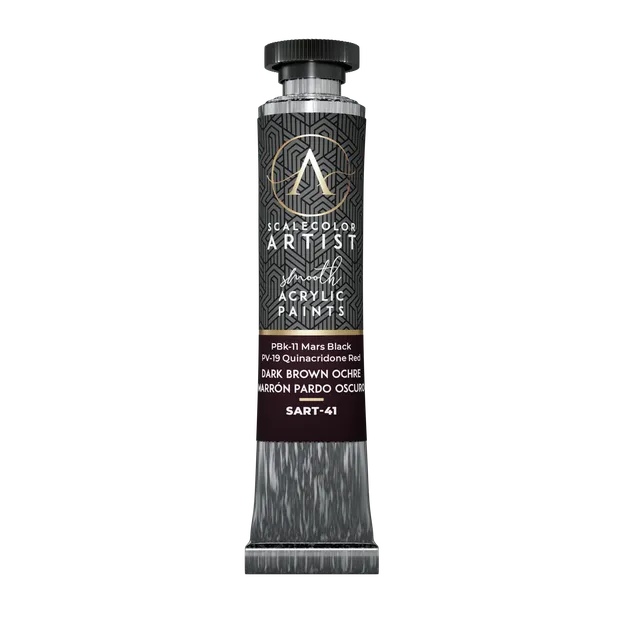 scale75-scalecolor-artist-dark-brown-ochre-peinture-20-ml image 1