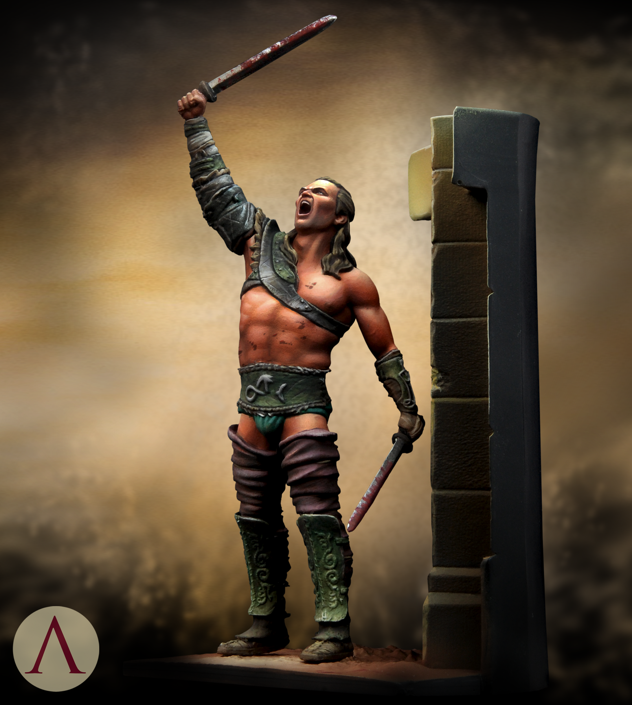 scale75-rome-gannicus-figurine-r-sine-peindre-gladiateur image 4