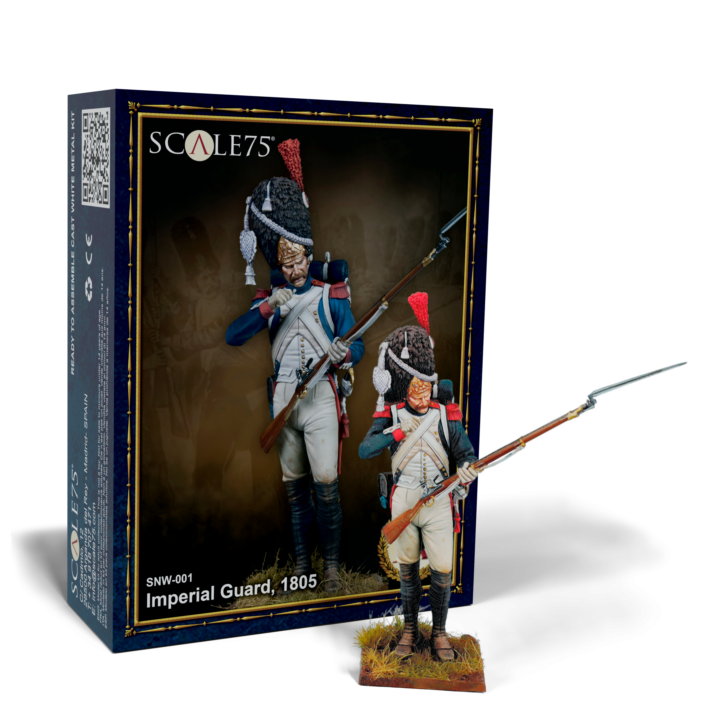 scale75-napoleonic-wars-imperial-guard-1805-figurine-75mm image 1