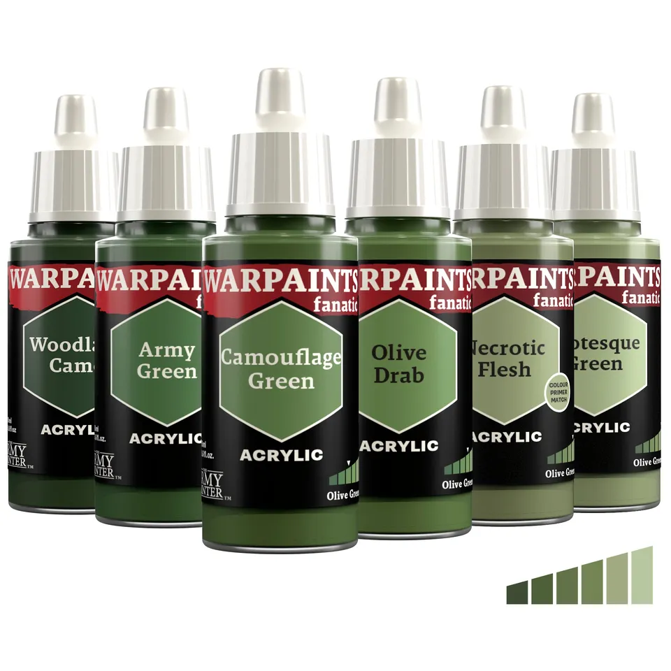 the-army-painter-fanatic-olive-greens-triade-peinture-6x18-ml image 1
